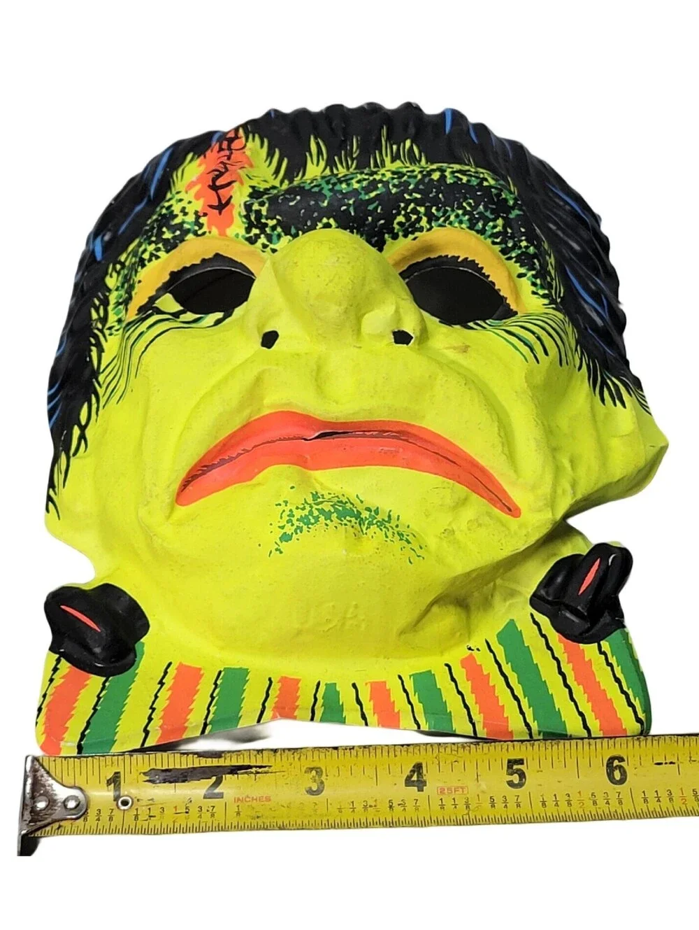 Ben Cooper Frankenstein plastic mask vintage Halloween